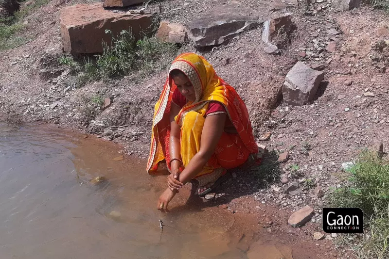 Thirteen pokhar were dug in the village to harvest the rainwater.