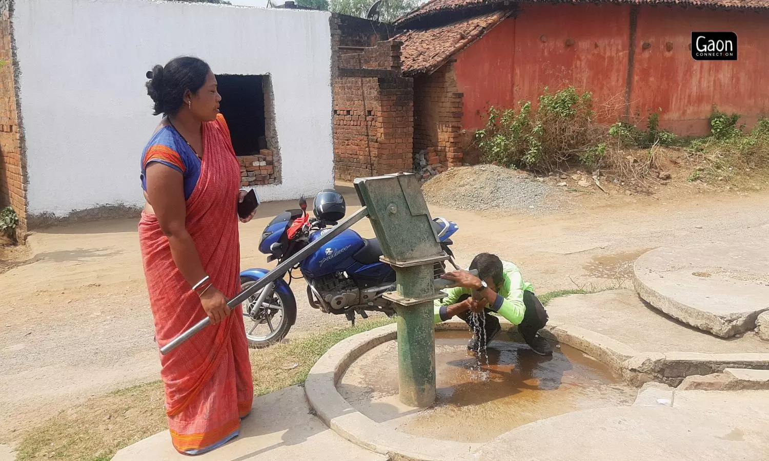 The water-strapped inhabitants of Bara Gobindpur approached the non-profit Tata Steel Rural Development Society (TSRDS) for help, and TSRDS set up the villages first water harvesting mechanism.