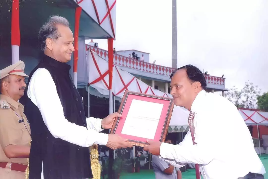 Lavaniya’s work was recognised and acknowledged by Chief Minister Ashok Gehlot in 2012 on Independence Day.