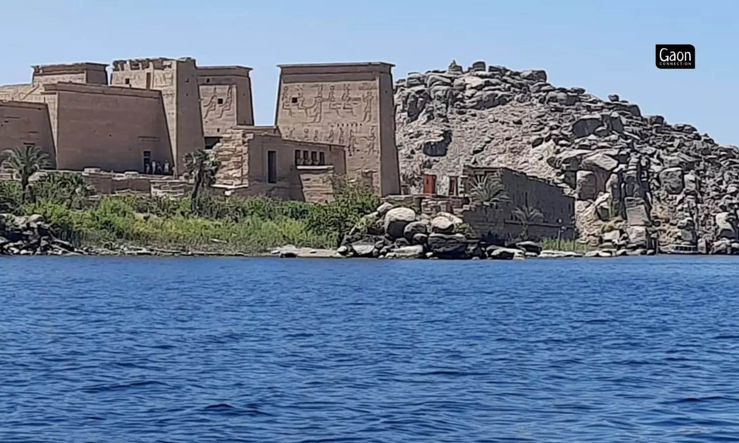 We visited the massive Philae temple dedicated to Isis, Osiris and their son Horus, built in the reign of Ptolemy the second in 280 BC.