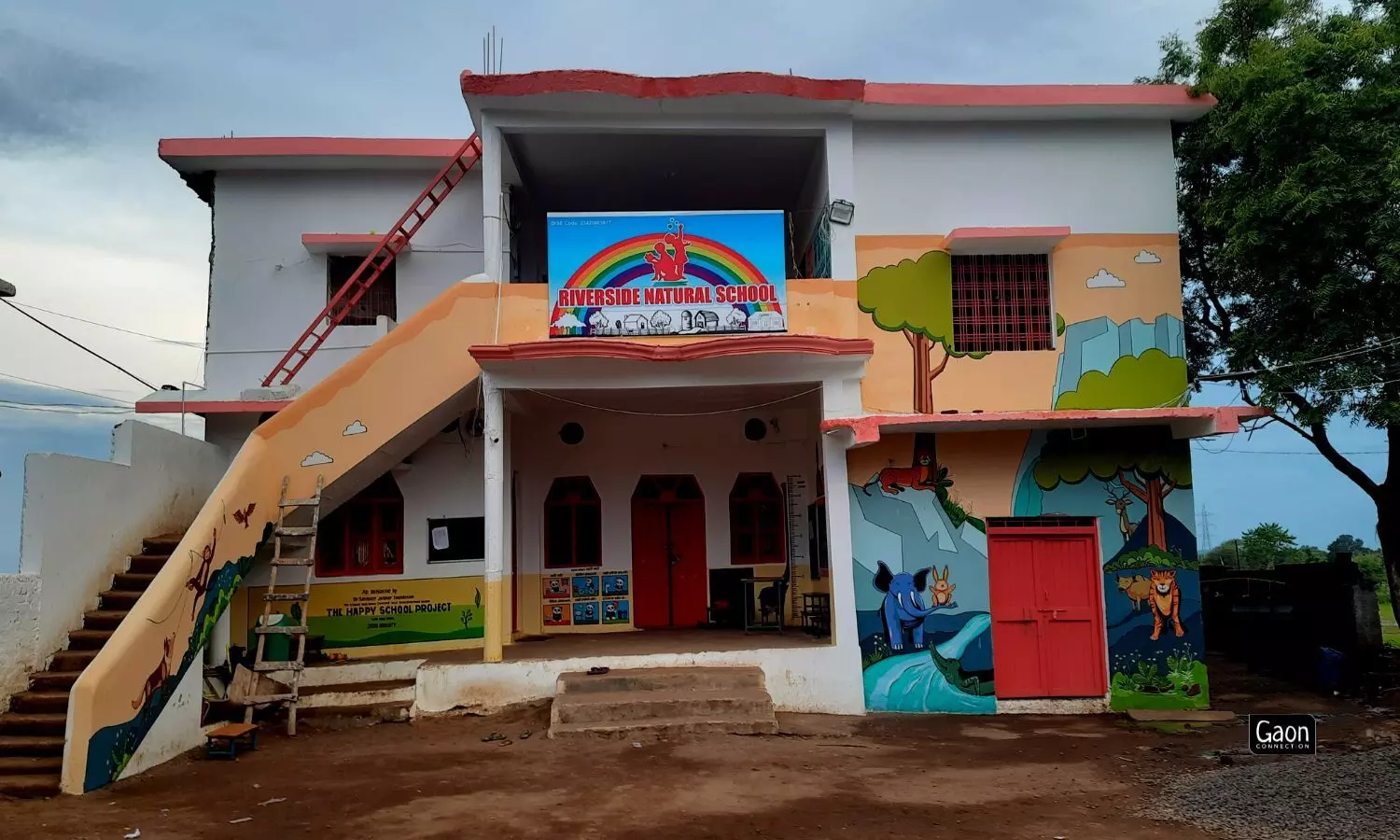 Riverside Natural School, a residential school that was started for the tribal children in 2016.