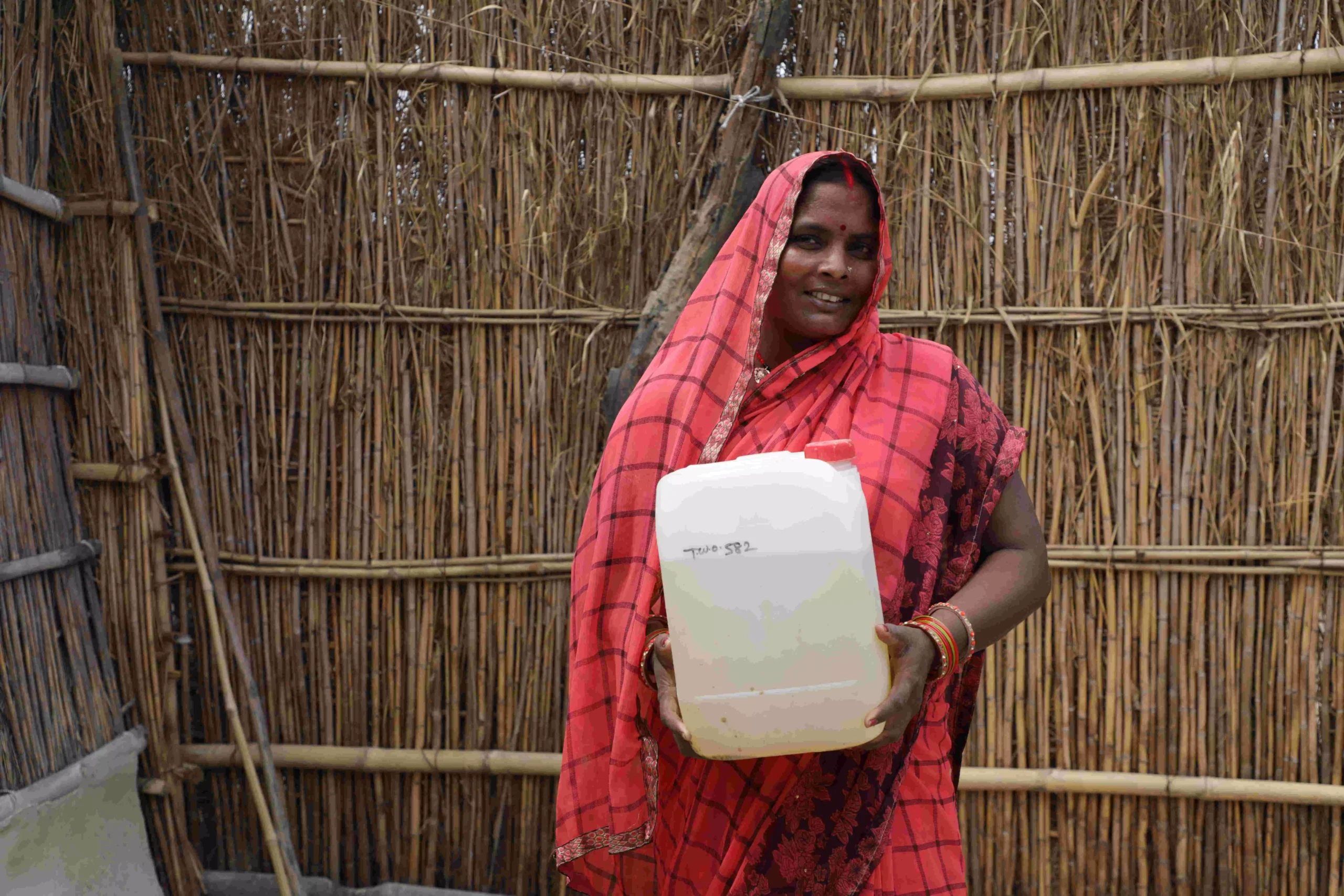 Sarita managed to extract 20 litres of oil this year. She sold the menthol oil for Rs 1,000 a litre.