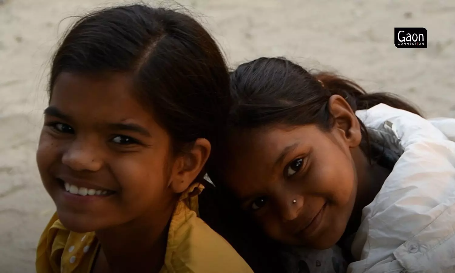 The children of workers from unorganised sector live in tarpaulin homes and attend school about 200 metres away.