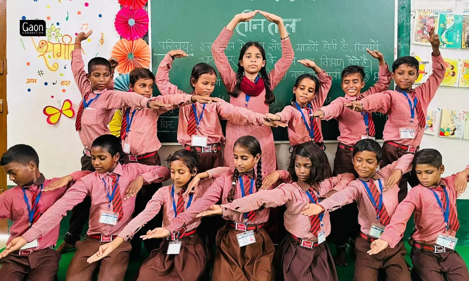 The teacher introduced Kathak, a form of Indian classical dance, in the school curriculum which has become one of the most beloved activities amongst the children.