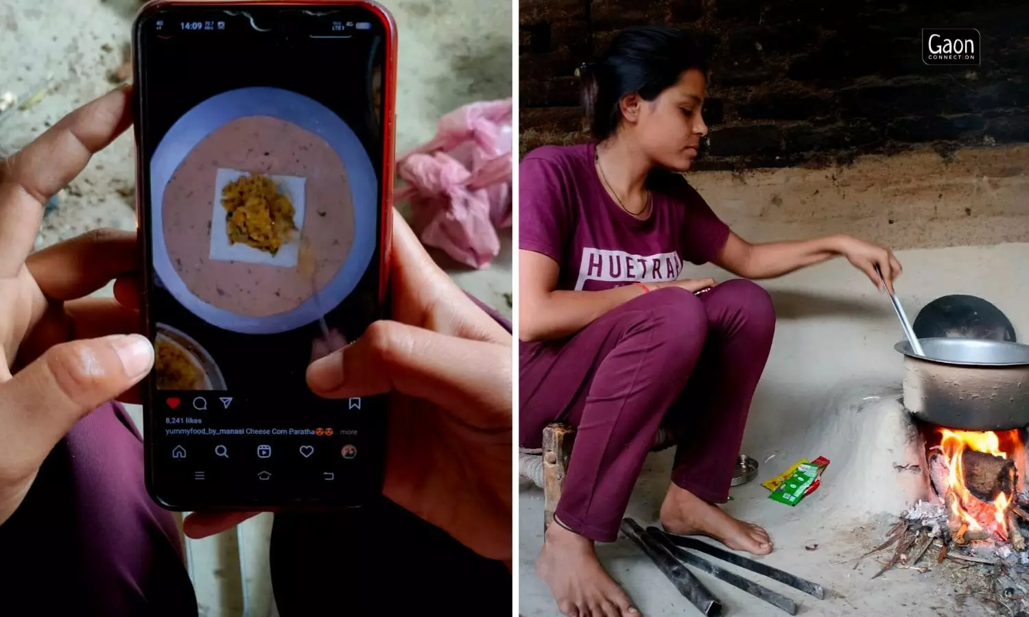 Babli spends a large part of her time scrolling down her Instagram feed to find new recipes. 