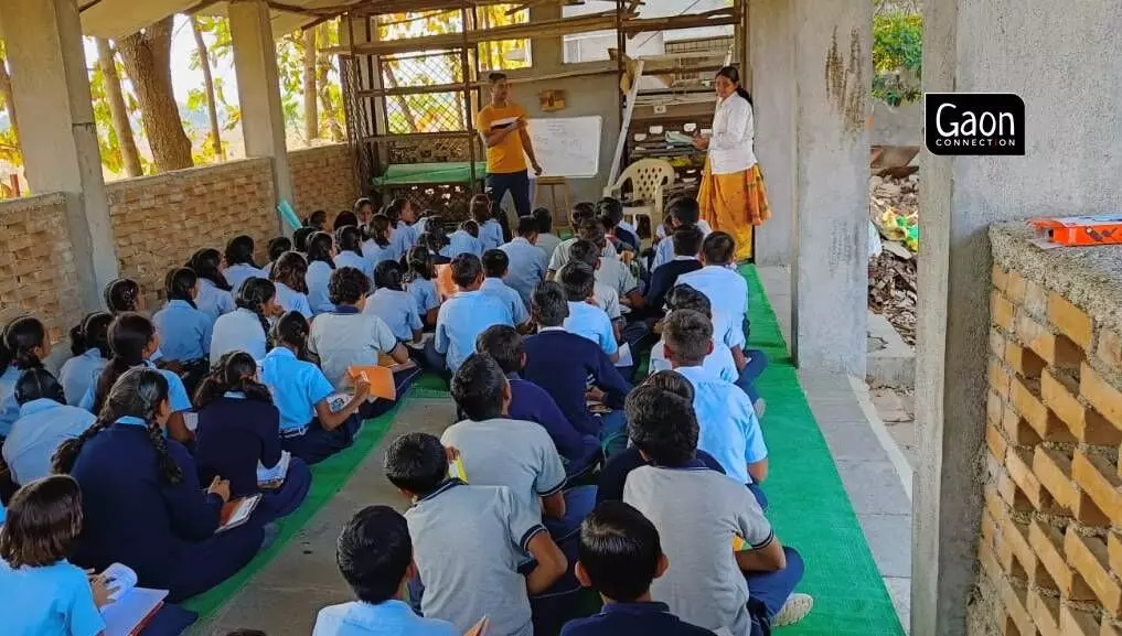 Pawar and his team of volunteers through interactive games bring home to the students notions of fair play, equal opportunities, and entitlement.